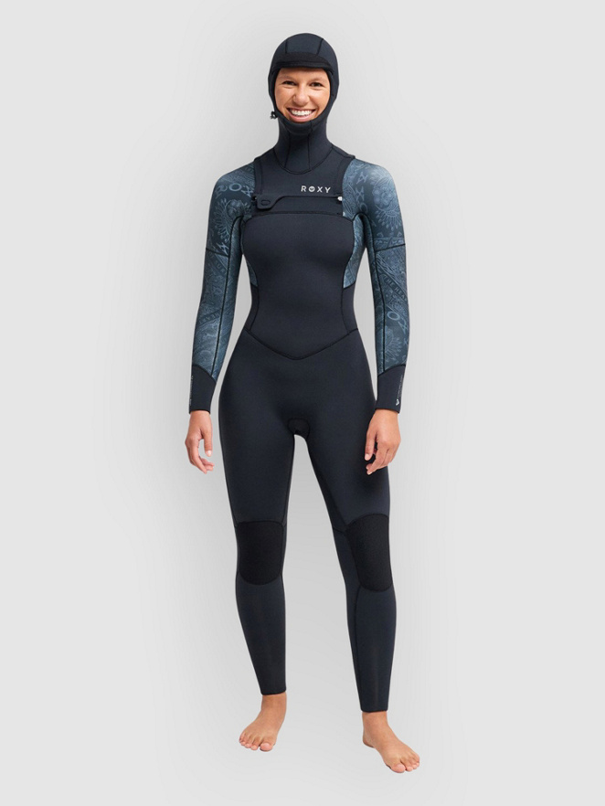 Roxy 5/4 Swell Natural Hd Front Zip Neoprén