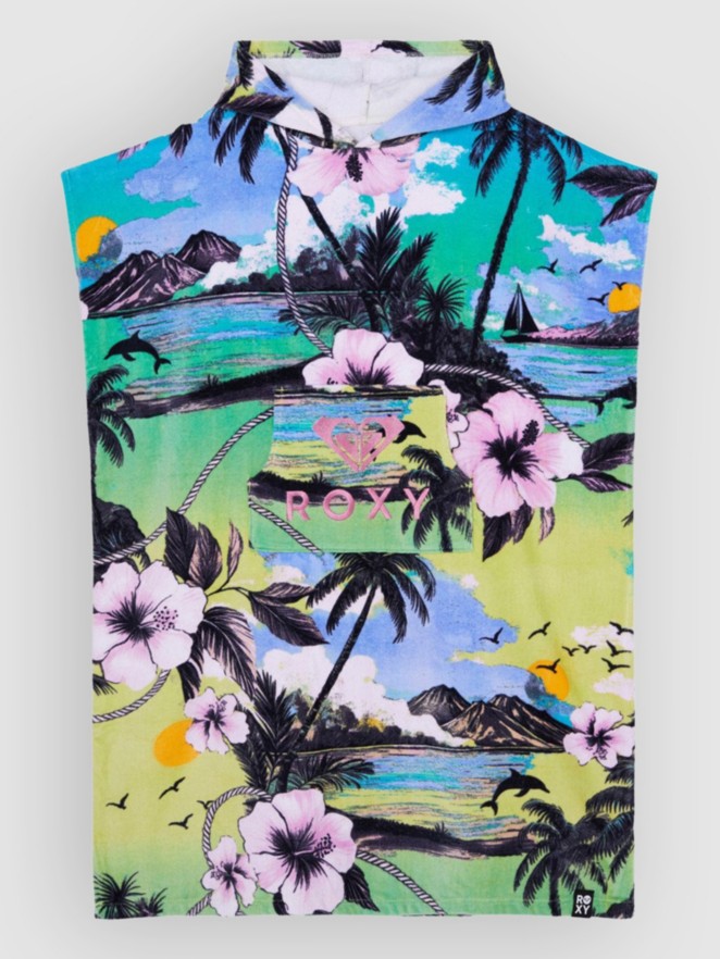 Roxy Stay Magical Printed Surf Poncho