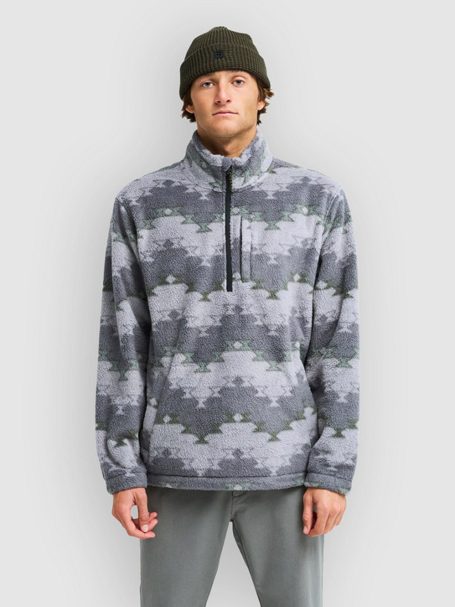 Billabong Boundary Mock Neck Half-Zip Fleece Sweater