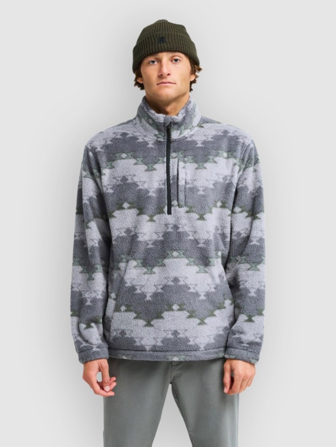Billabong Boundary Mock Neck Half-Zip Fleece Sweater