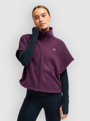 Roxy Waves Of Warmth Relax Vest Blackberry Wine