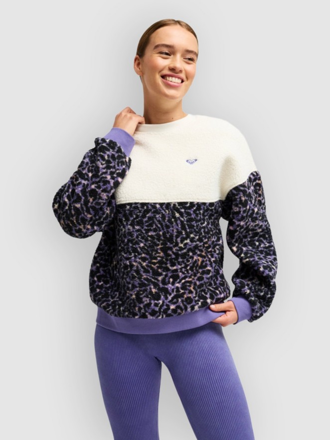 Roxy Waves Of Warmth Crewneck Fleece Pullover