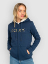 Roxy Itia Sherpa Logo Half-Zip Sweater