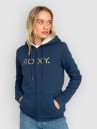 Roxy Itia Sherpa Logo Half-Zip Sweater