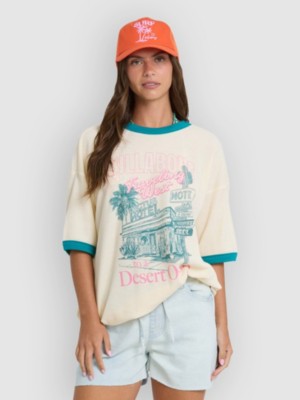 Billabong Go West Ringer T-Shirt Wit