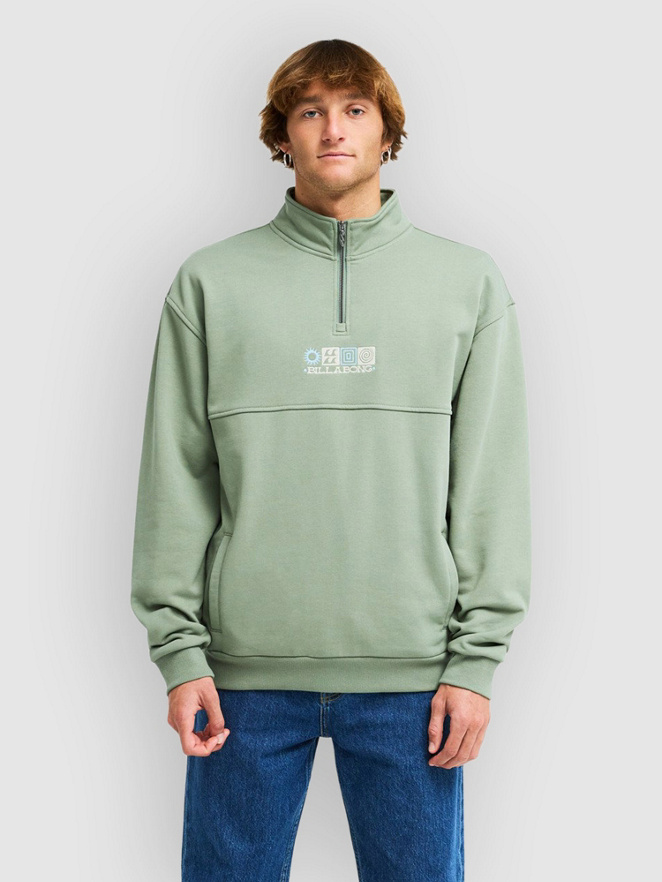 Billabong Burleigh Mock Neck Half-Zip Sweater