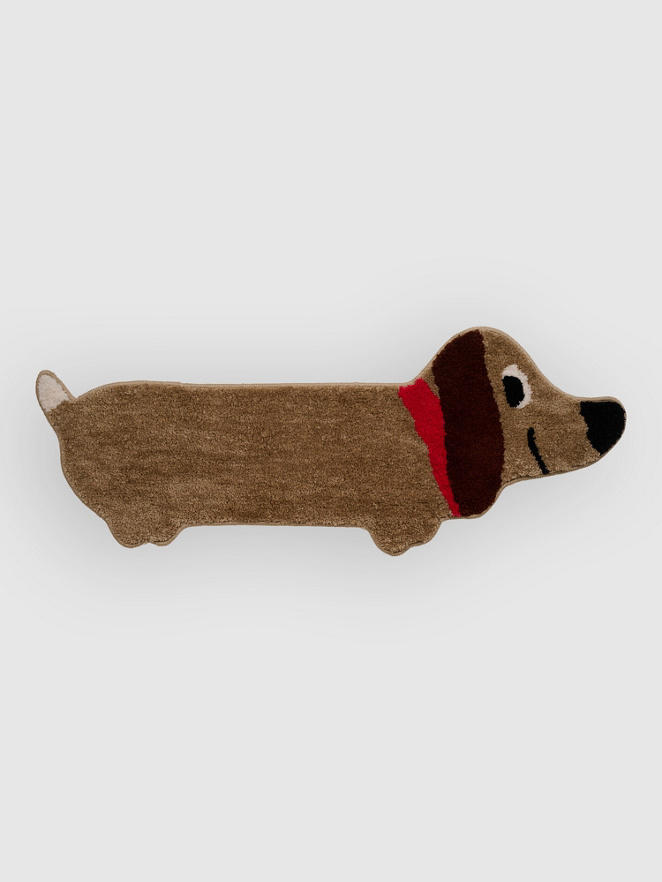 bitten Stretched Sausage Dog Rug