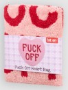 bitten Fuck Off Heart Rug