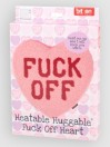 bitten Huggable Fuck Off Heart Pillow