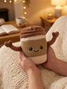 bitten Hot Latte To Go Heatable Animal Pillow