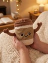 bitten Hot Latte To Go Heatable Animal Pillow