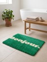 HELIO FERRETTI Green Bonjour Bath Mat