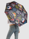 Von Dutch Jax Black Printed Umbrella