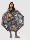 Von Dutch Jax Black Printed Umbrella