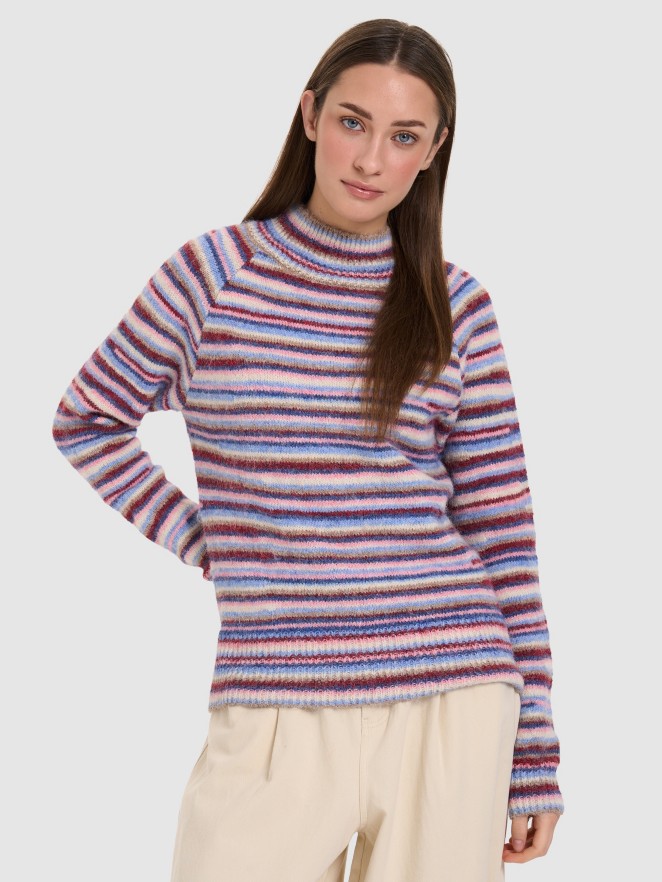 24 Colours Striped Knitted Pullover