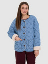 24 Colours Quilted Denim Jacket