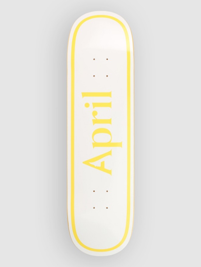 April Skateboards Twin Og Logo - 8.5″ Skateboard Deck