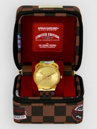 Sprayground Gold Global Mogul Watch