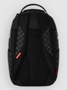 Sprayground Black And White Drip Check Shark Backpack