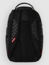 Sprayground Black And White Drip Check Shark Backpack