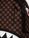 Sprayground Sharks In Paris Wtf Bubble Brown Check Backp