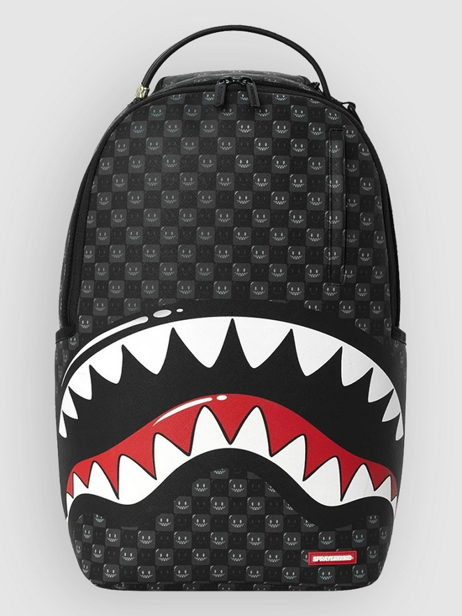 Sprayground Sharks In Paris Wtf Bubbly Black Check Backp