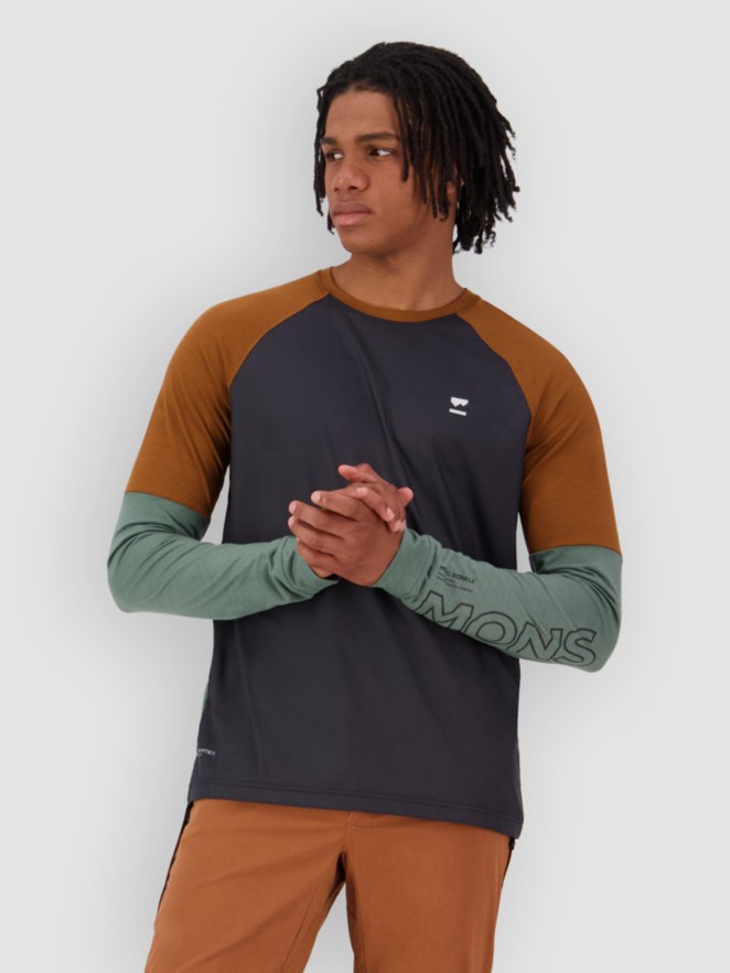 Mons Royale Tarn Merino Bike Wind Long Sleeve Jersey