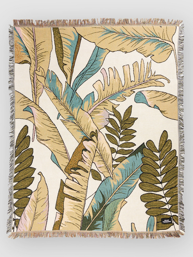 Blue Tomato Tapestry Decke