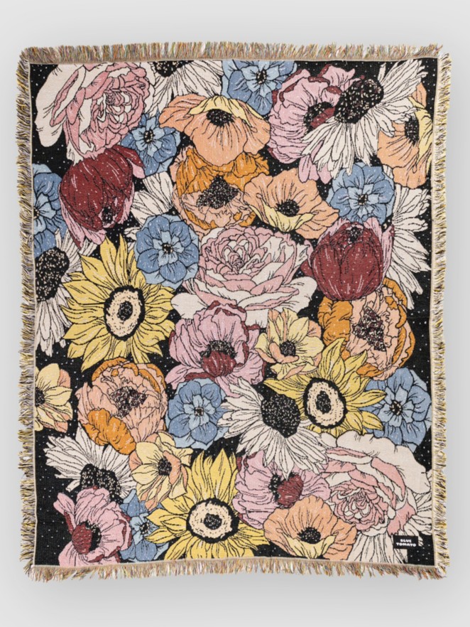 Blue Tomato Tapestry Decke