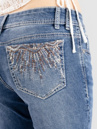 Ninth Hall Amyah Skinny Embroidery Jeans