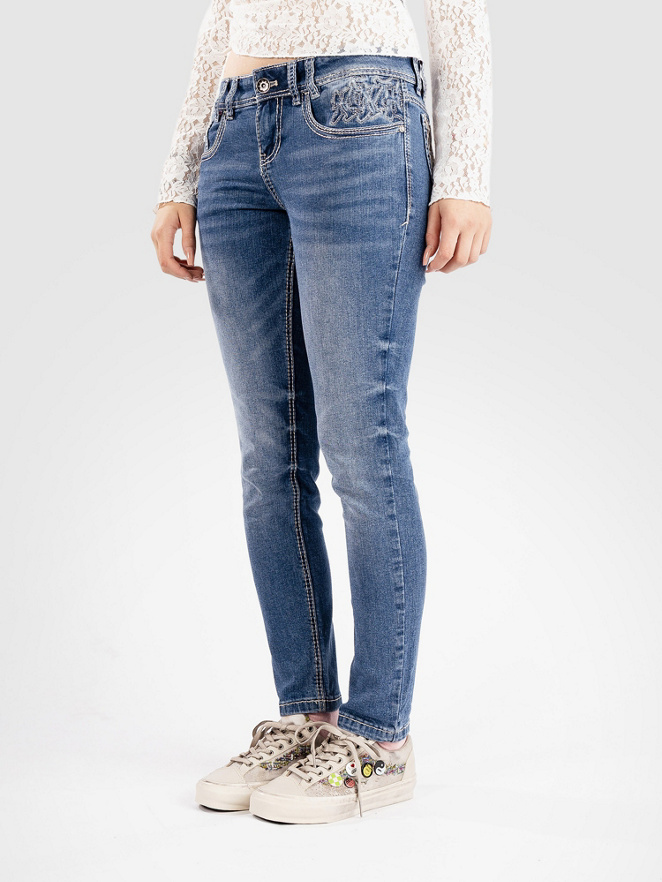 Ninth Hall Amyah Skinny Embroidery Jeans
