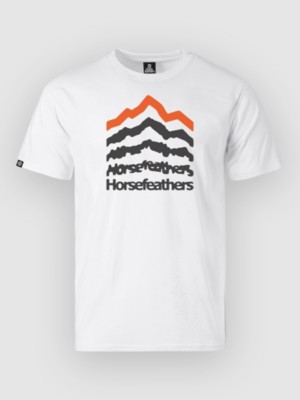 Horsefeathers Landform T-Shirt Wit