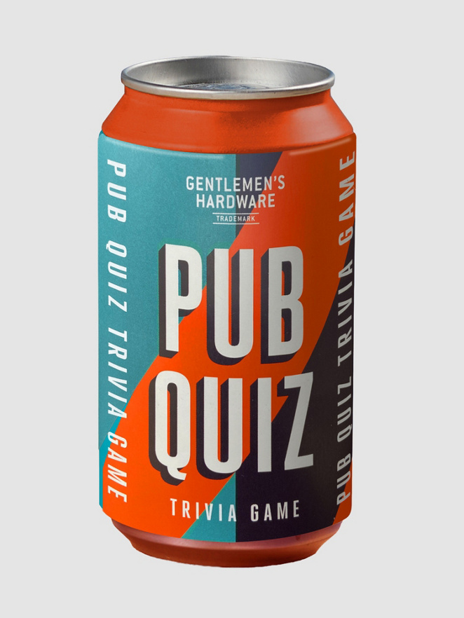 Gentlemen's Hardware Pub Quiz In A Can Game