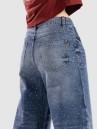 Blue Tomato Rhinestone Baggy Denim Jeans