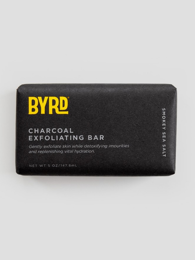 BYRD Charcoal Exfoliating Bar 5oz/192ml Soap