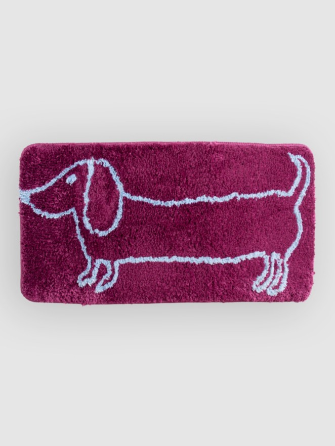 HELIO FERRETTI Purple Teckel Bath Mat