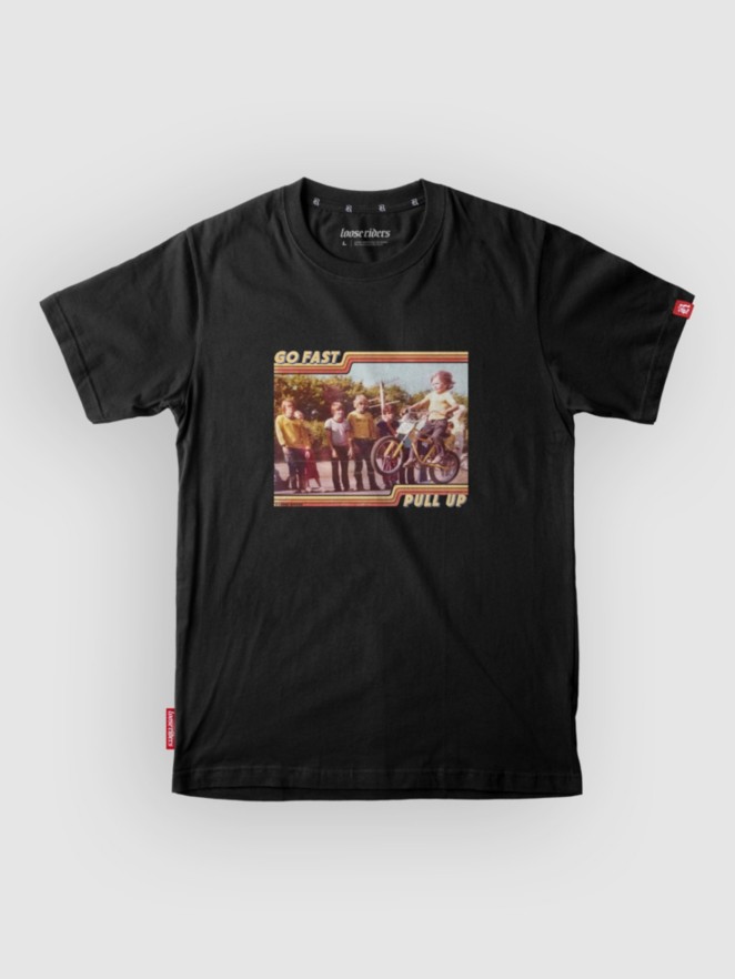 Loose Riders Go Fast Pull Up Tech Tee