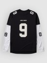Loose Riders Nine Lives Varsity White Long Sleeve Jersey
