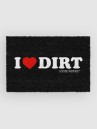 Loose Riders I Heart Dirt Doormat