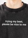 A.LAB Trying My Best Cropped T-Shirt
