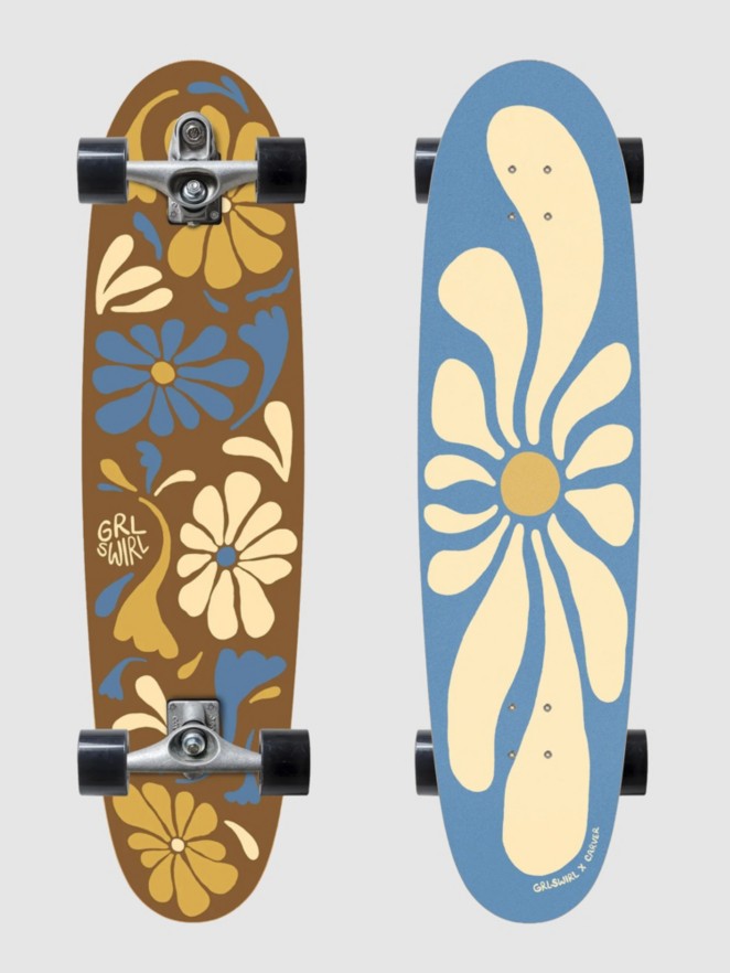 Carver Skateboards GRLSWIRL Longswirl 38″ Surfskate