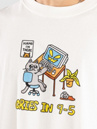 A.LAB Cries In 9-5 Boxy T-Shirt