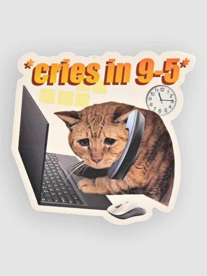 A.LAB Cries In 9-5 Sticker