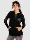 Affliction Simulation Lace Up Sweat à capuche Zip Sweat à capuche