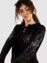 Affliction Simulation Lace Up Sweat à capuche Zip Sweat à capuche