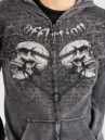 Affliction Collaspe Burnout Sweat à capuche Zippé