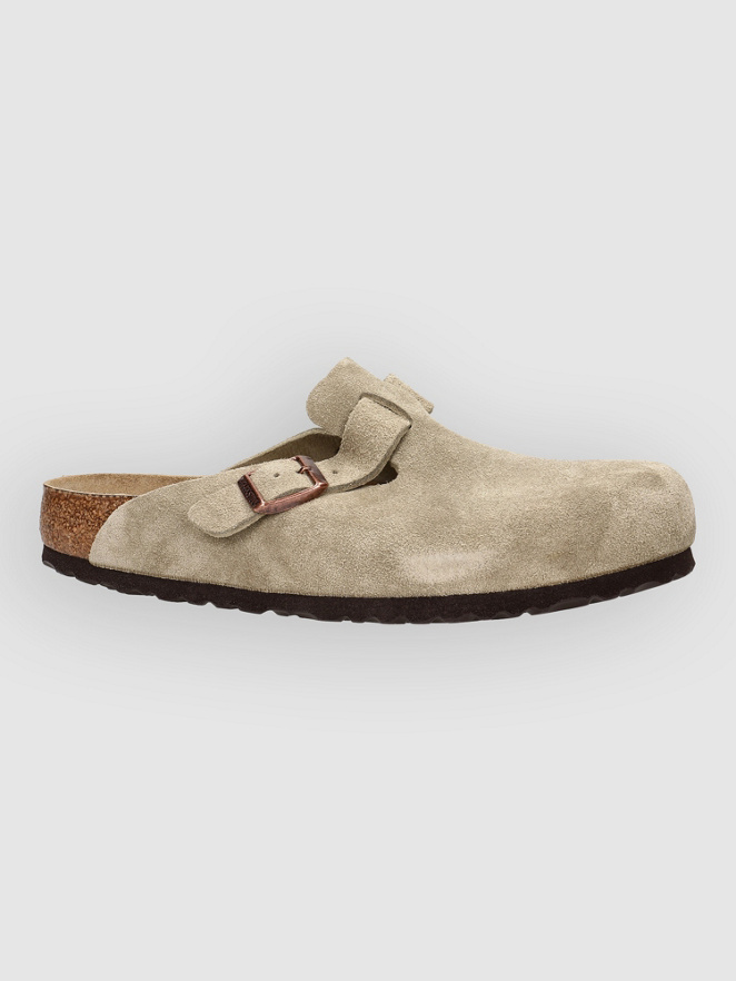 Birkenstock Boston Soft Footbed Suede Leather Sandály