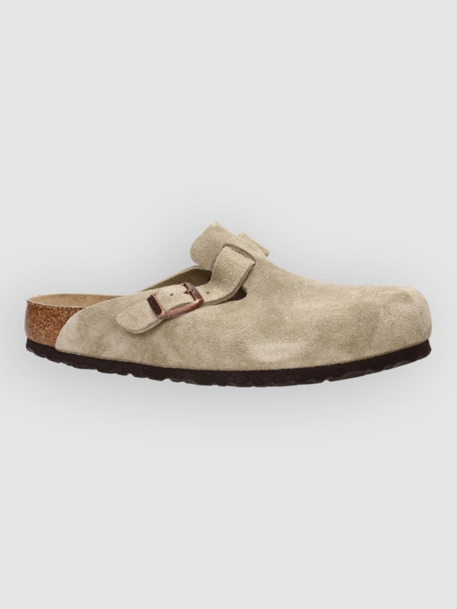 Birkenstock Boston Soft Footbed Suede Leather Sandály