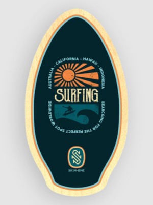 Skim One Wood Worldwide Surf 95 X 52 Bodyboard Blauw