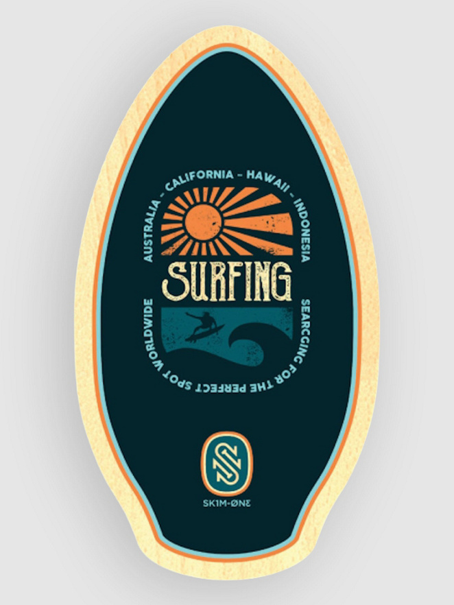 Skim One Wood Worldwide Surf 95 X 52 Bodyboard